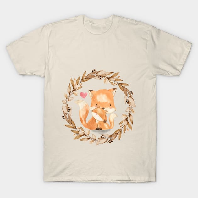 Foxes T-Shirt by Designz4U